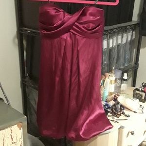 Size 4 satin purple dress